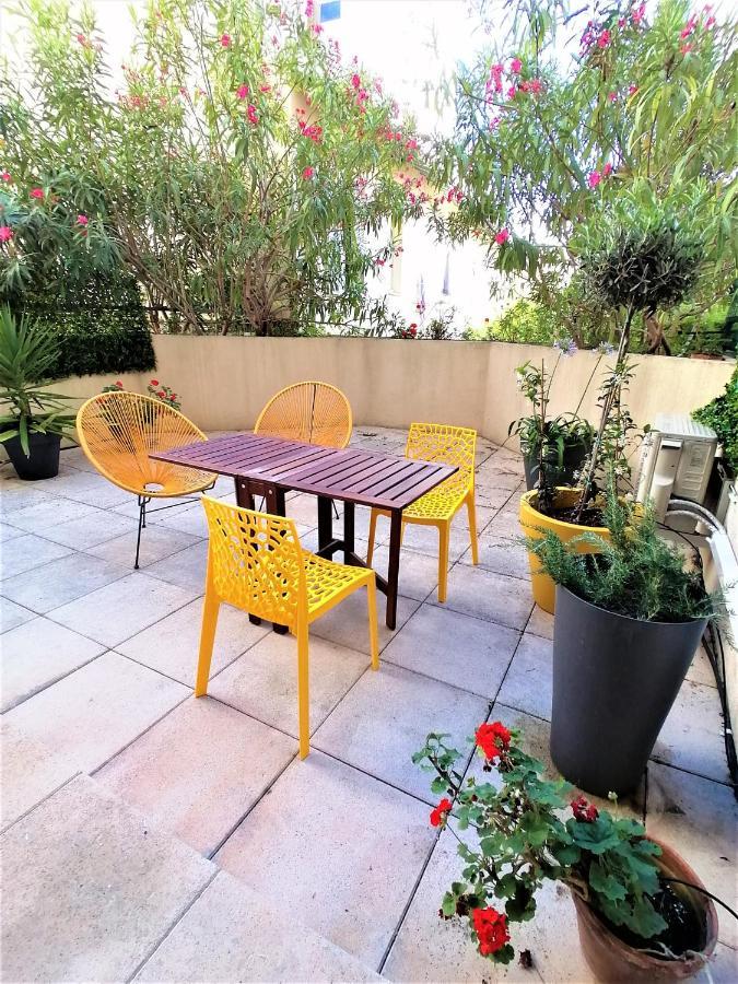 Studio Neuf 25 M2, Terrasse 35 M2 Proche Port Nice, Centre Ville Ngoại thất bức ảnh